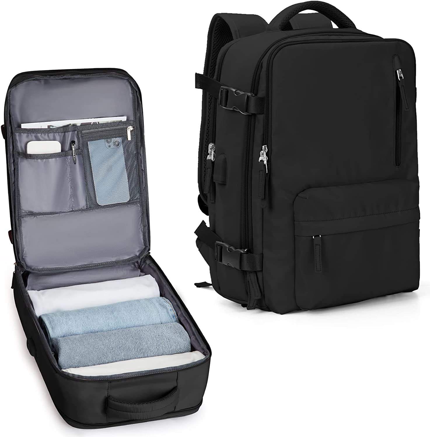 New Design Large Capacity Waterproof 14 Inch Laptop Backpack with Shoe Compartment Casual Daypack Backpacks