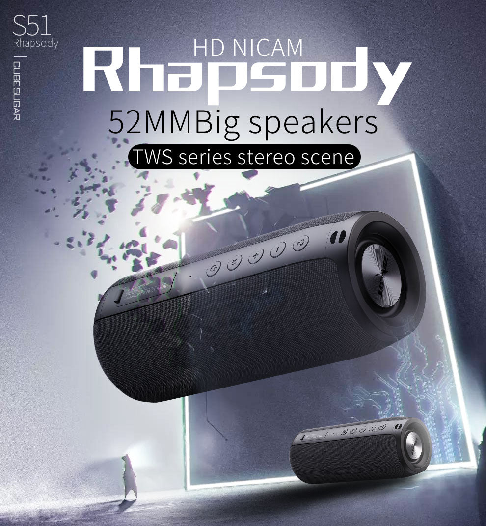 Best Sale Wireless Speakers Bluetooths Portable Fabric Speaker Subwoofer Bass Outdoor Mini Blue Tooth Speakers
