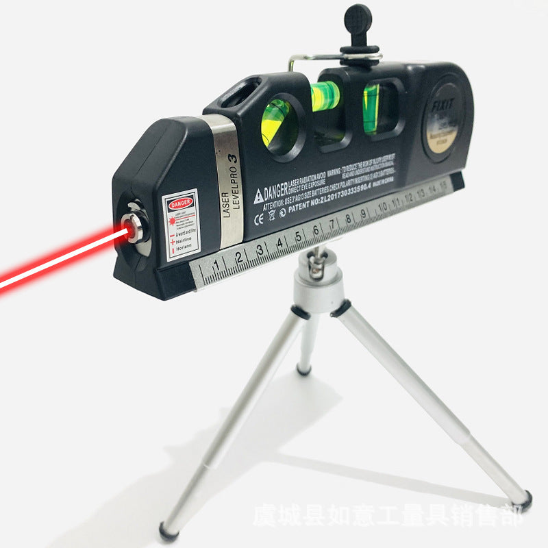 3 in 1 High Precision Measuring Infrared Ruler Level Meter Laser Level Meter Magnetic Base