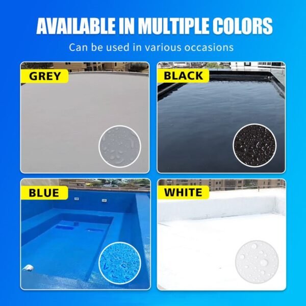 Special Waterproof Material for Roof Leak Repair, External Wall Window Sill Crack Prevention, Polyurethane Waterproof Coating