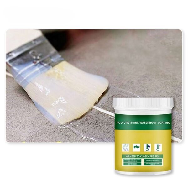 Easy Application Clear Acrylic Anti-Leak Waterproof Sealant Liquid Coating for Exterior Walls Roofs Kitchens Outdoor Spaces